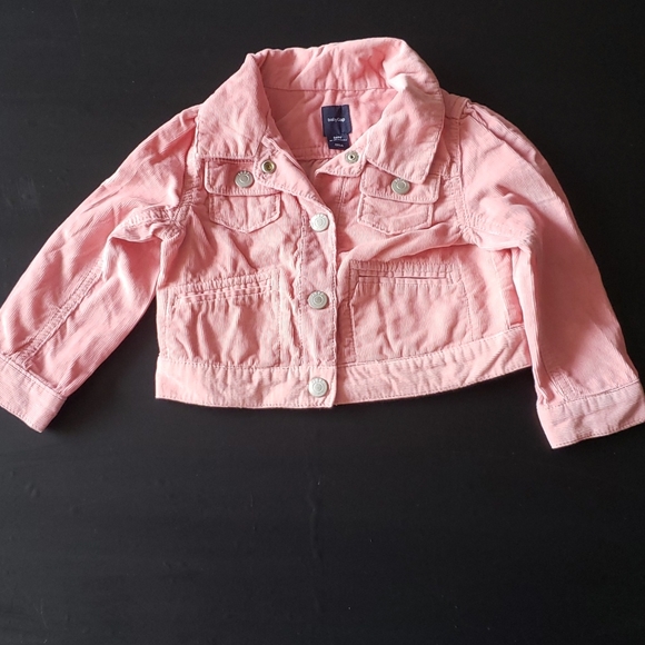 Baby Gap Girls Pink Jean Jacket - Picture 2 of 5